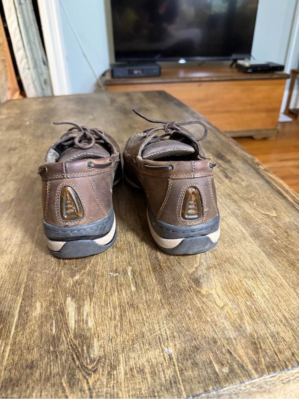 Irish Setter Red Wing Boat Shoes Mens 11.5 D Leather Air Wave Oxford Moc Toe